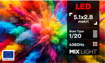 Ecran LED 5 x 3m Interior P4 