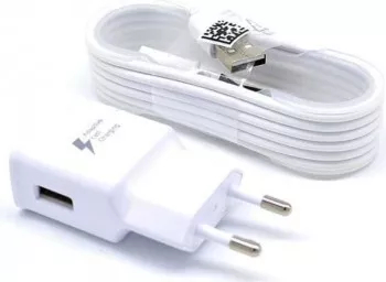 Incarcator Premium Samsung Galaxy Tab TA200EWE cablu DU4EWE MicroUSB Alb 