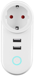 Priza Inteligenta cu USB 16A Wireless 2 4GHz 2 X USB Smart Home Google Home. Amazon Echo Alexa SmartWiz 