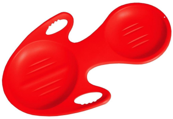 Sanie Copii Glider Plastic Dubla - Rosu 