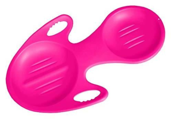 Sanie Copii Glider Plastic Dubla - Roz 
