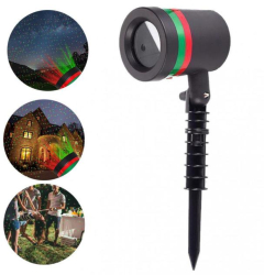 Proiector laser pentru exterior cu lumina rosie si verde Star Projector 