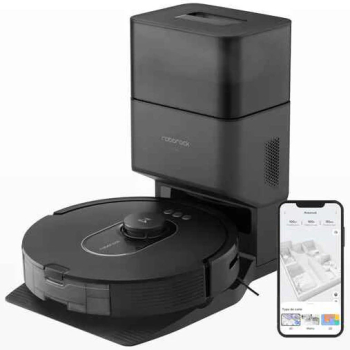 Robot de aspirare Roborock Qrevo MAXV RSD0710CE 7000 pa aspirator mop si statie inteligenta cu golire automata 60W Lidar 5200mAh negru 