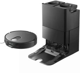 Robot de aspirare Roborock Qrevo Slim RSD0722CE 11000 pa aspirator mop si statie inteligenta cu golire automata 60W Lidar 5200mAh negru 