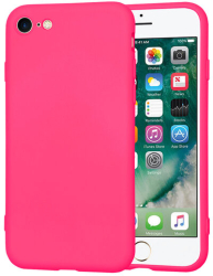 Husa Silicon pentru Apple iPhone 7 / 8 / SE 2 SE 2020 / SE 3 SE 2022 Marmalis SoftFlex Hot Pink 