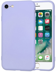 Husa Silicon pentru Apple iPhone 7 / 8 / SE 2 SE 2020 / SE 3 SE 2022 Marmalis SoftFlex Light Purple 