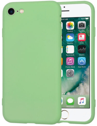 Husa Silicon pentru Apple iPhone 7 / 8 / SE 2 SE 2020 / SE 3 SE 2022 Marmalis SoftFlex Mint Green 