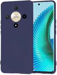 Husa Silicon pentru Honor Magic6 Lite Marmalis SoftFlex Navy Blue 