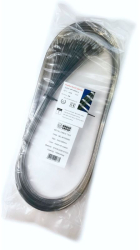 Colier de prindere din otel inox 4 6x1000mm la set de 100 buc 
