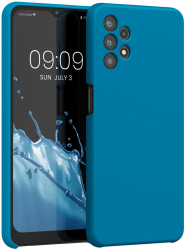 Husa Kwmobile pentru Samsung Galaxy A32 5G Silicon Albastru 54336.224 