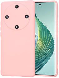 Husa Silicon pentru Honor Magic5 Lite Marmalis SoftFlex Chalk Pink 