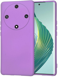 Husa Silicon pentru Honor Magic5 Lite Marmalis SoftFlex Purple 