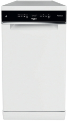 Masina de spalat vase Whirlpool WSFO3O23PF 10 seturi 7 programe 6th Sense Power Clean Clasa E 45 cm Alba 