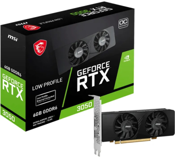 Placa video MSI GeForce RTX 3050 LP 6GB OC GDDR6 96bit 