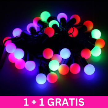 Instalatie luminoasa 4 metri 40LED mat multicolor 1+1 gratis 