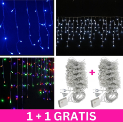 Instalatie turturi 4 metri 100LED diverse culori 1+1 gratis 