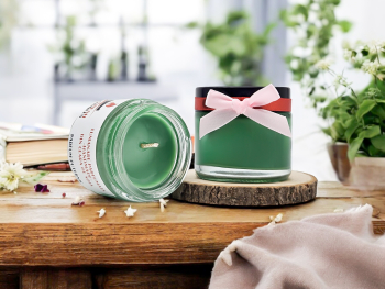 Lumanare Parfumata Mar si Scortisoara 60ml sticla Fresh Candles 