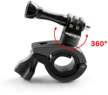 Sistem de prindere Ghidon bicicleta/motocicleta bara 360 Grade compatibil cu camere video sport GoPro insta360 DJI Universal Din Metal 