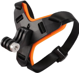 Suport de Barbie pentru Casca moto/full Face compatibile cu camere video sport GoPro insta360 Casca Bicicleta DH/Free Ride/Enduro Portocaliu 