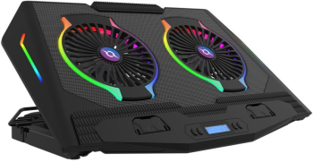 Stand Cooler Laptop Gaming AQIRYS Pluto 17 inch Black RGB
