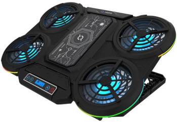 Stand Cooler Laptop Gaming AQIRYS Zenith 17 inch Black RGB