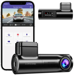 Camera auto DVR Azdome M330-W 1080P FHD WiFi Unghi 170° G-Sensor Loop Recording Ecran 0 96&prime &prime WDR Night Vision Slot 