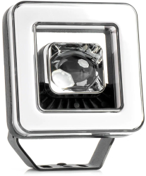 Proiector LED cu Angel Eye model AWL57 pozitie semnalizare faza lunga/scurta pentru Off-Road ATV SSV putere 45W 8000lm tensiune 9-3 