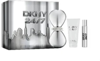 Set Apa de Parfum 100 ml + Lotiune de corp 100 ml + Apa de Parfum 15 ml Donna Karan DKNY 27/7
