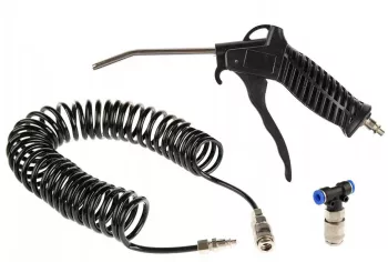 Set de suflat cu pistol furtun spiralat cuplaje 13ATM 