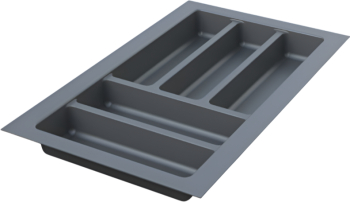 Suport modular organizare tacamuri modul central antracit 292x480 mm 