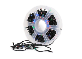 Instalatie multicolora 50m cu 500 de leduri rola 