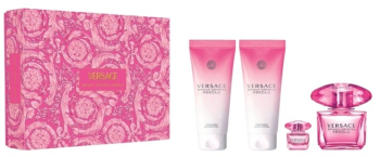 Versace Bright Crystal Absolu Set cadou pentru femei EDP 90 ml + EDP 5 ml + 100 ml lotiune de corp + 100 ml gel de dus 
