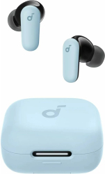 Casti wireless Anker Soundcore P30i Tehnologie Noise Cancelling 2-in-1 carcasa si stand IP54 Bluetooth 5.4 Albastru 
