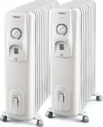 Calorifer electric cu ulei TESY CC 2510 E05R 10 elementi putere 2500W suprafata incalzita 20-28mp