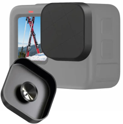 Capac de protectie Lentila 35x35 mm pt camera din Silicon prindere cu ventuza Universal compatibil cu Gopro Hero 5 6 7 8 9 10 11 12 13 etc 