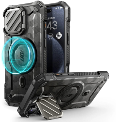 Husa pentru iPhone 16 Pro Max - Supcase Unicorn Beetle XT MagSafe - Camo Gray 
