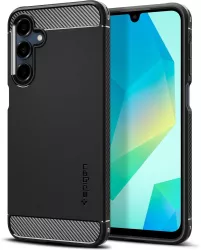 Husa pentru Samsung Galaxy A16 4G / A16 5G - Spigen Rugged Armor - Black 