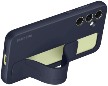 Husa Samsung Standing Grip Case pentru Galaxy A55 A556 EF-GA556TBEGWW Blue Black 