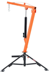 Macara hidraulica pentru camionete Capacitate 450 kg Control pivotant 360° Brat telescopic