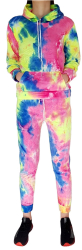 Trening dama Joy cu maneca lunga si pantaloni lungi flausat poliamida S-M multicolor 