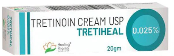 Tretinoin 0.025 Crema Anti-Rid Anti-Acnee 20gr Healing Pharma TretiHheal 