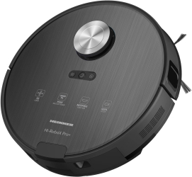 Robot de aspirare Heinner HI-RoboX+ HRVC-MAI52BK WI-FI aspirator si mop 14.4V/ 5200 mAh putere aspirare 4000Pa motor BLDC navigatie LDS AI 