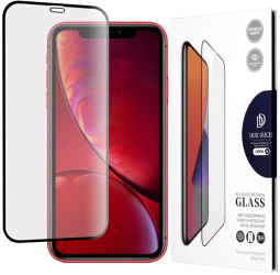 Folie pentru iPhone 11 / iPhone XR - Dux Ducis Tempered Glass - Black 