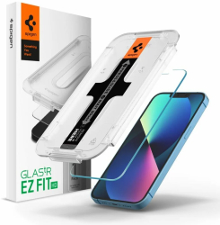 Folie pentru iPhone 13 / iPhone 13 Pro / iPhone 14 - Spigen Glas.tR EZ FIT - Clear 