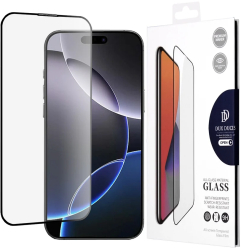 Folie pentru iPhone 16 Pro Max - Dux Ducis Tempered Glass - Black 