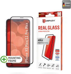 Folie pentru iPhone XS Max / iPhone 11 Pro Max - Displex Real Glass Full Cover - Black 