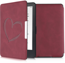 Husa pentru Kindle Paperwhite 7 Piele ecologica Rosu kwmobile 49747.10 