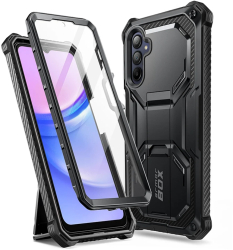 Husa pentru Samsung Galaxy A16 4G / A16 5G + Folie - I-Blason Armorbox - Black 