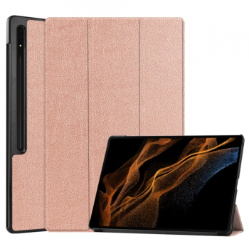 Husa pentru Samsung Galaxy Tab S8 Ultra / S9 Ultra / S10 Ultra - Techsuit FoldPro - Rose Gold 