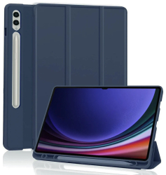 Husa pentru Samsung Galaxy Tab S9 Ultra / S10 Ultra - Techsuit Flex Trifold - Dark Blue 
